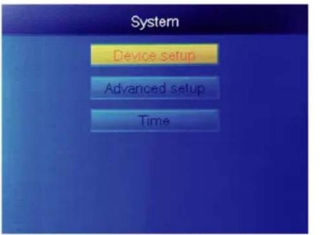 Vevor TM1000 - System settings - 2
