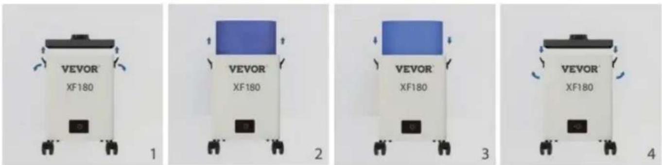 Vevor XF250 - VERVANGING EN ONDERHOUD VAN HET FILTRATIESYSTEEM - 1