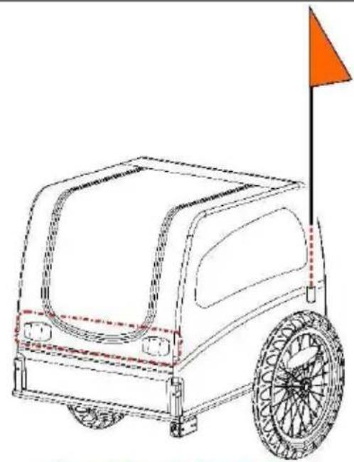 Vevor TS810 - Mocowanie flagi - 1
