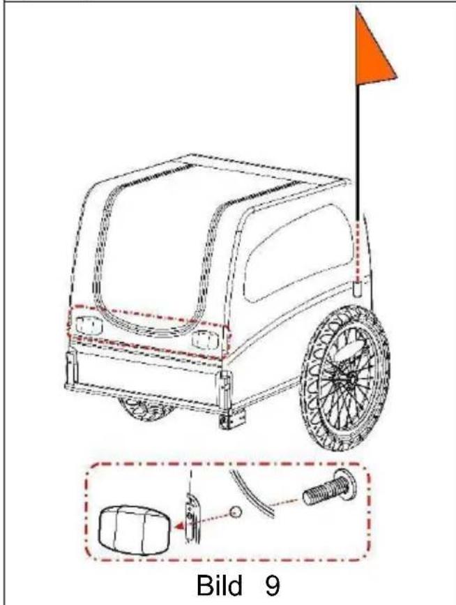 Vevor TS810 - Att fästa flaggan - 1