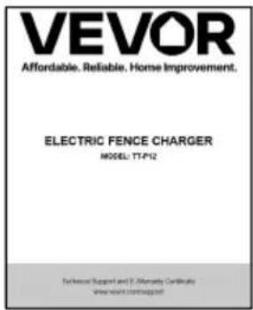 Vevor TT-P12 - PARTS LIST - 6