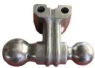 Vevor TK-2"-DROP8 - Support de canal x 1 - 1