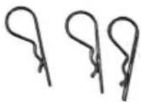 Vevor TK-2"-DROP8 - Channel mount x 1 #2 Dual ball x 1 #3 Security lock x 2 - 2