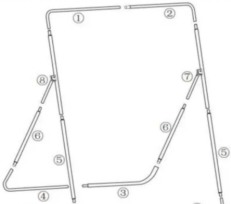 Vevor XH-6X4FT - ASSEMBLY STEPS - 14