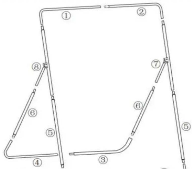 Vevor XH-6X4FT - ASSEMBLY STEPS - 14
