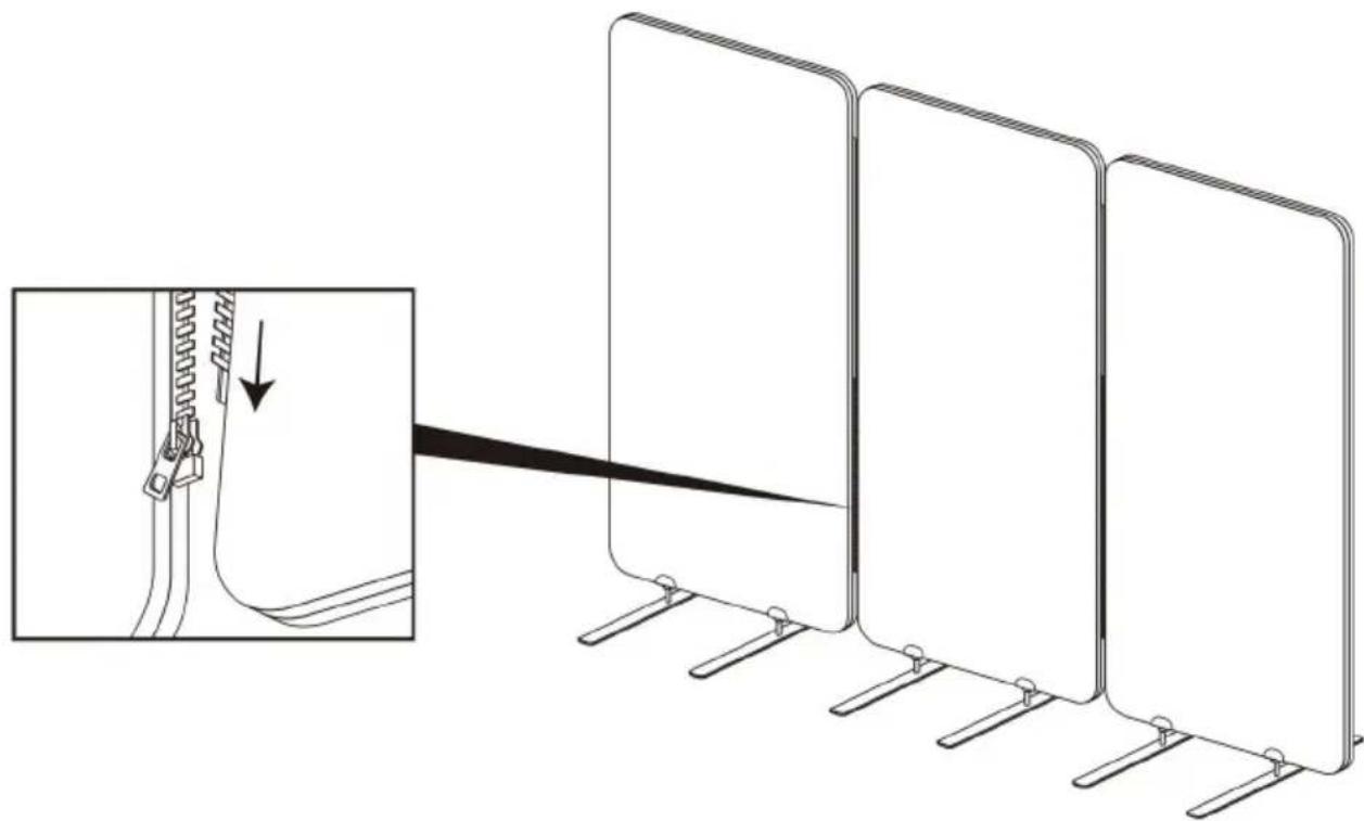 Vevor TLD-001 - Reißverschlussverbindung. - 1