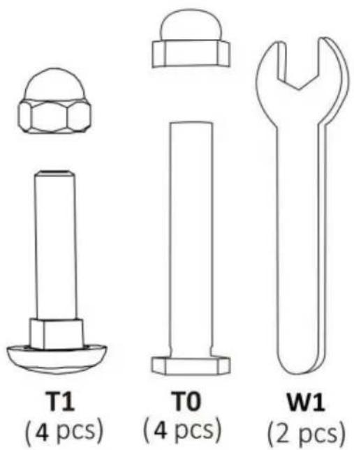 Vevor VV45 - Disegno esploso - 2