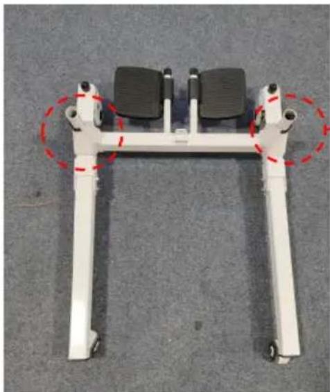 Vevor XFL-QX-YW02 - Pre-unplug the latch on the frame assembly - 1