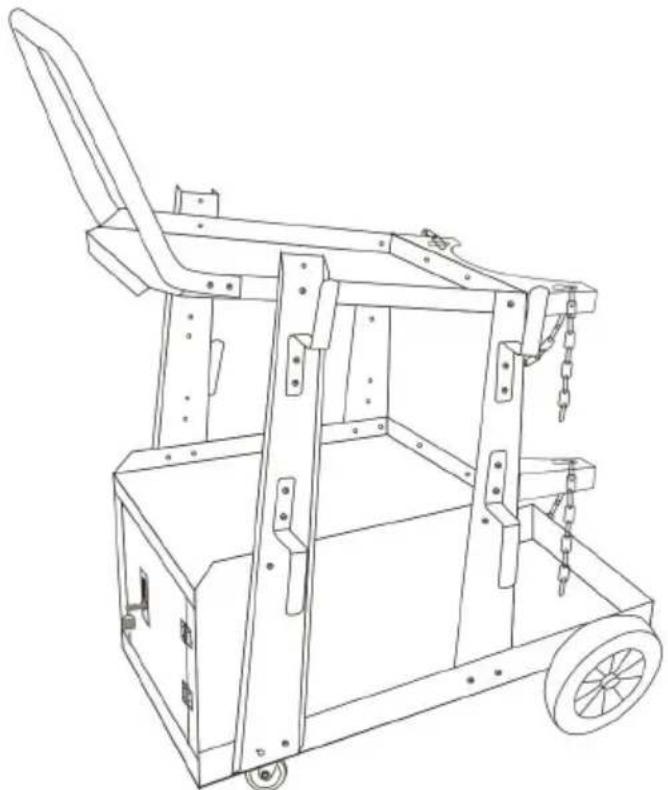 Vevor WT-79 - WELDING CART - 1