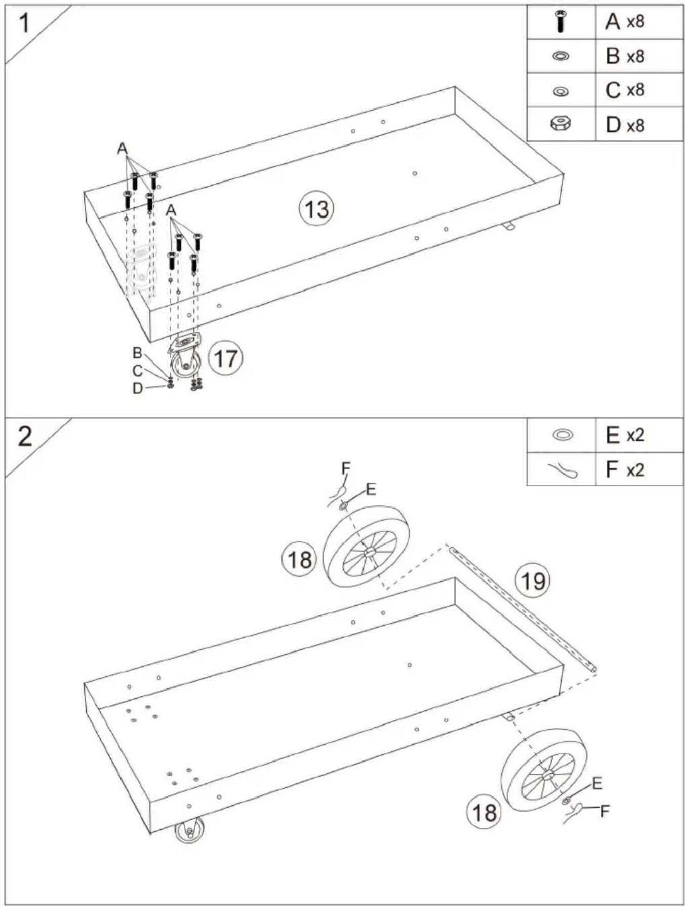 Vevor WT-79 - ASSEMBLY STEPS - 1
