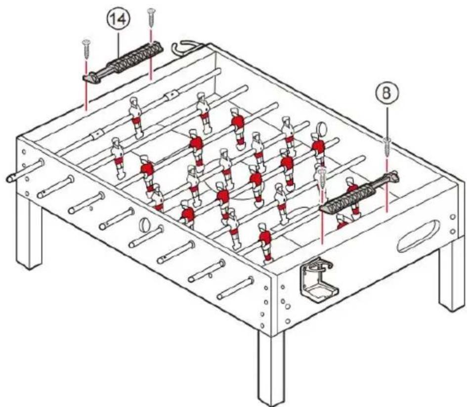 Vevor SUO-4824GW - SCHRITT 10: Drehen Sie den Tisch vorsichtig um. - 2
