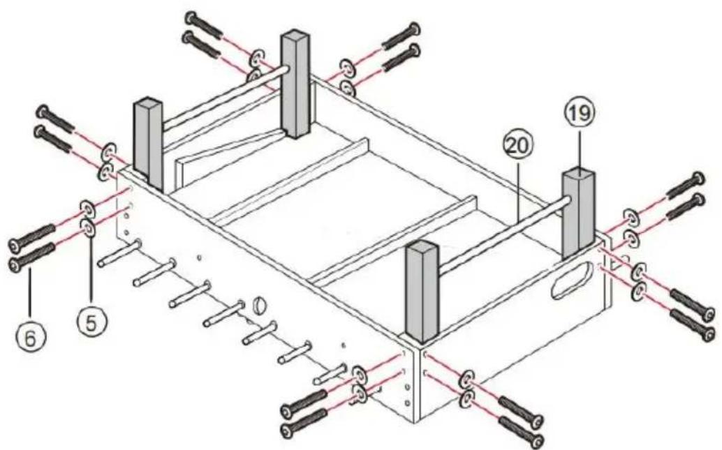 Vevor SUO-4824GW - ASSEMBLY INSTRUCTIONS - 9