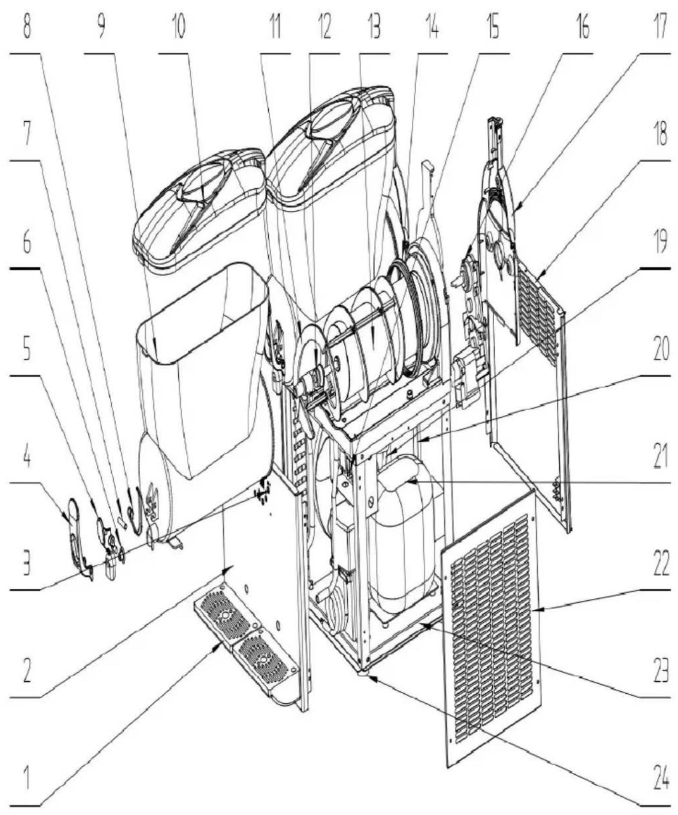 Vevor X-450 - EXPLOSIVE DRAWINGS - 1