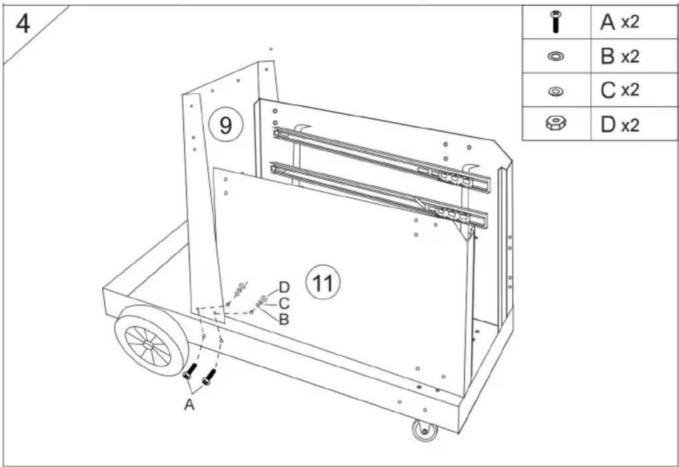 Vevor WT-178 - ASSEMBLY STEP - 5