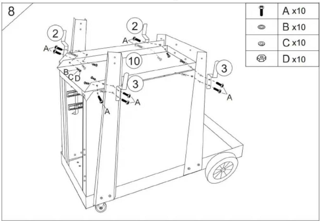 Vevor WT-178 - ASSEMBLY STEP - 9