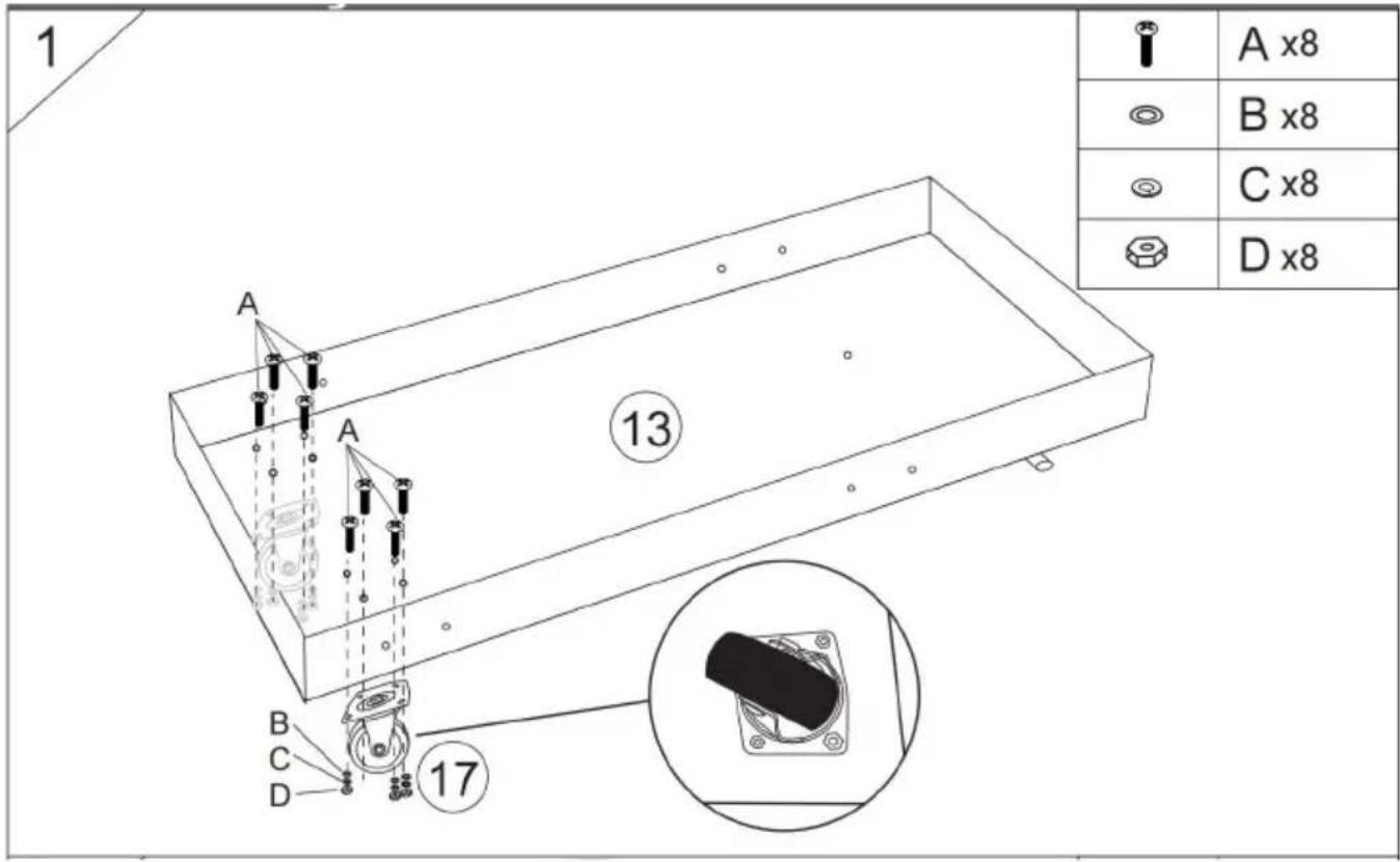 Vevor WT-178 - ASSEMBLY STEP - 2
