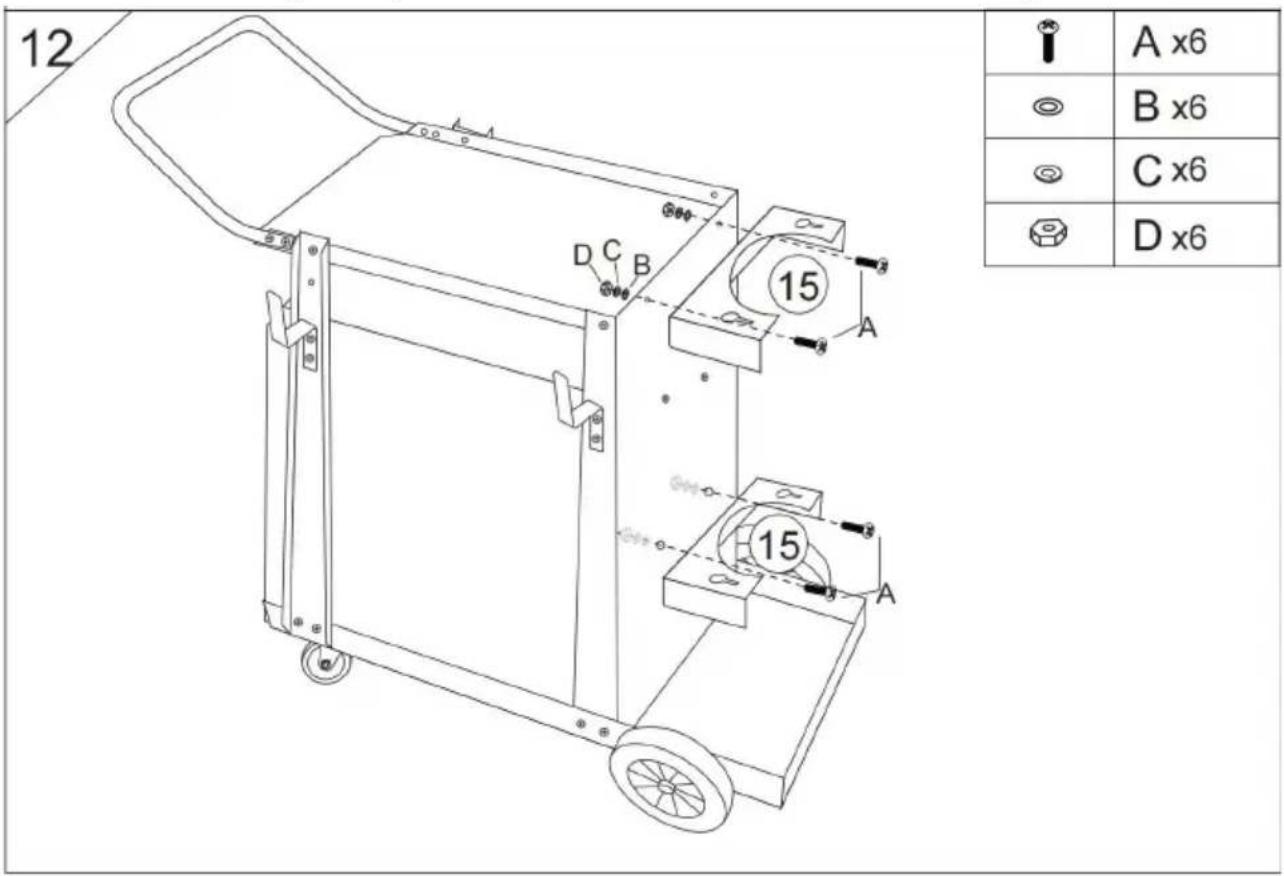 Vevor WT-178 - ASSEMBLY STEP - 13