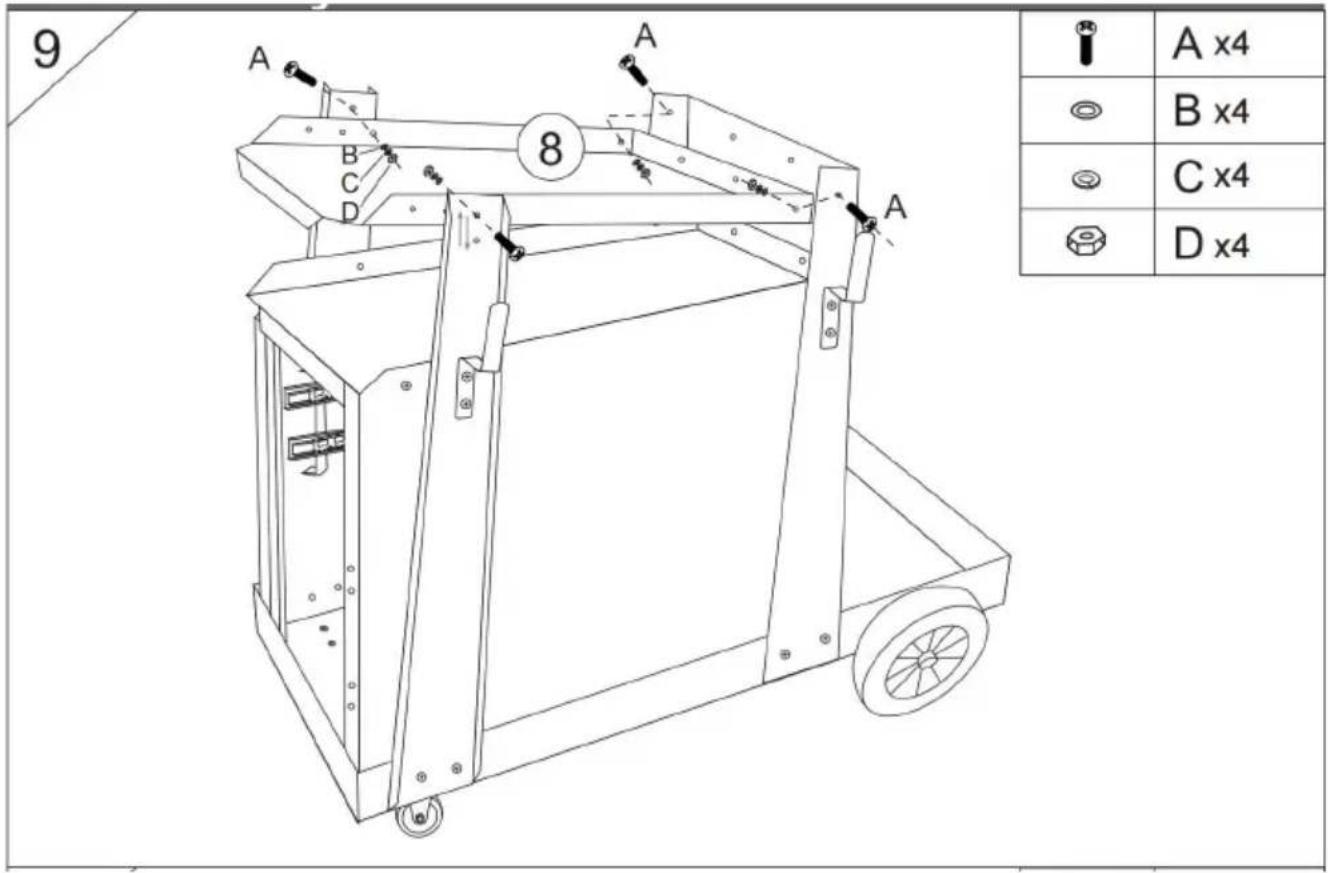 Vevor WT-178 - ASSEMBLY STEP - 10