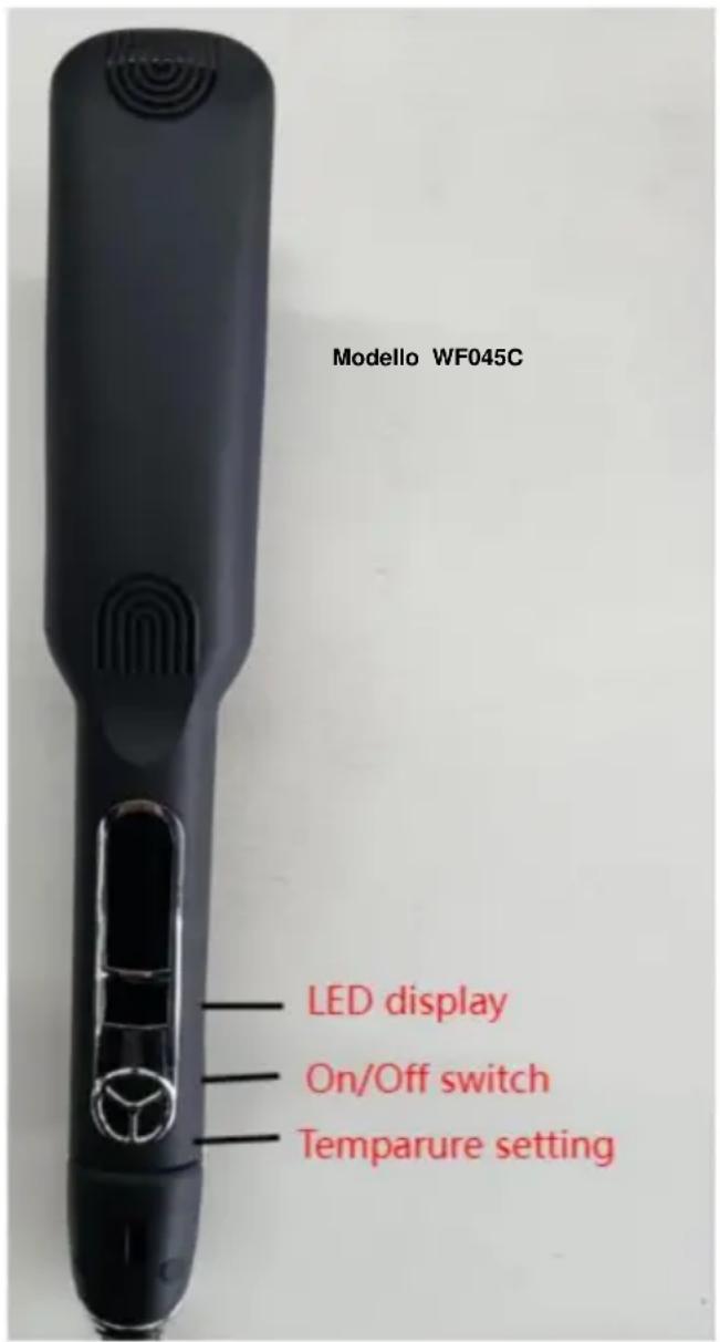 Vevor WF045C - ASPETTO E INFORMAZIONI: Piastra per capelli anionica - 1