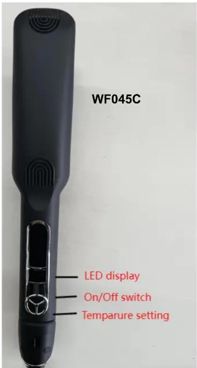 Vevor WF045C - APPEARANCE AND INFORMATION: Anion hair straightener - 1