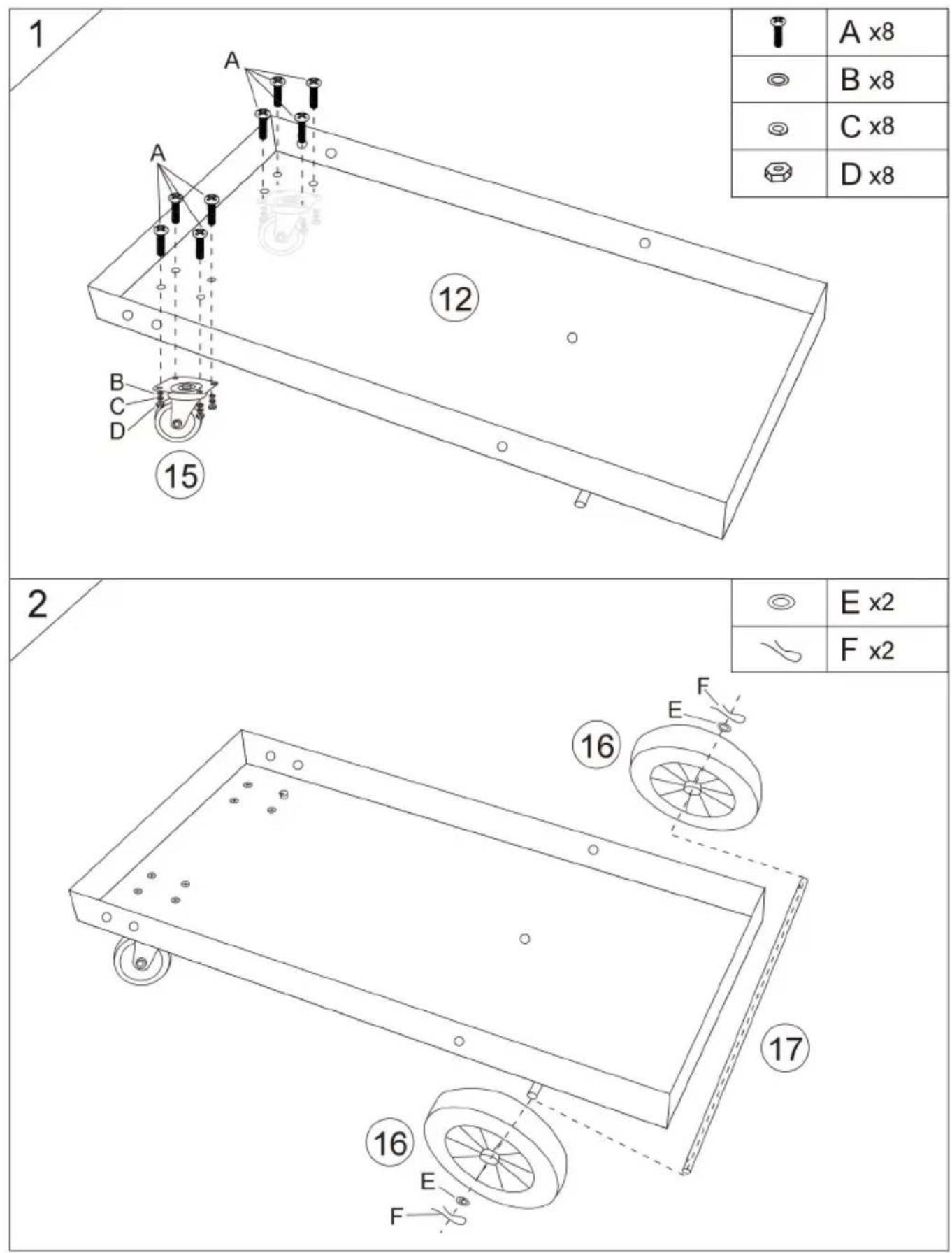 Vevor WT-78 - ASSEMBLY STEPS - 1