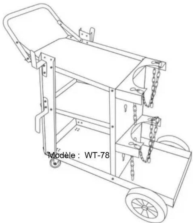 Vevor WT-78 - Chariot de soudage - 1