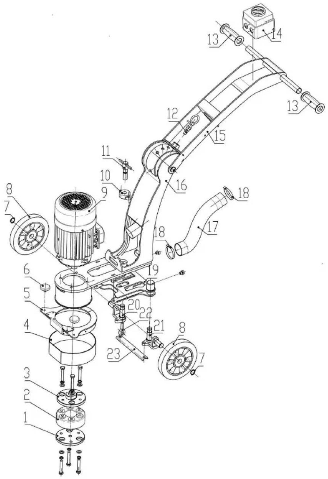 Vevor WKG180 - Parts Diagram - 1
