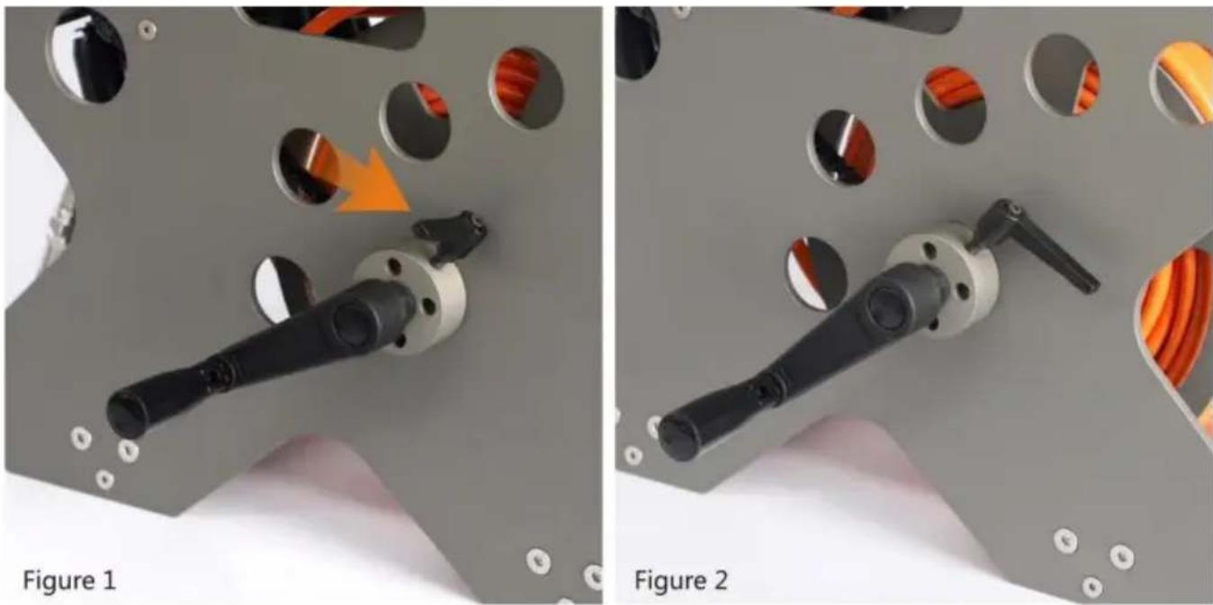 Vevor WR030-60 - Aprire il freno del rullo del cavo - 1