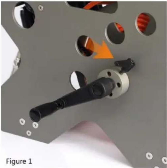 Vevor WR030-60 - Open the cable reel brake - 1