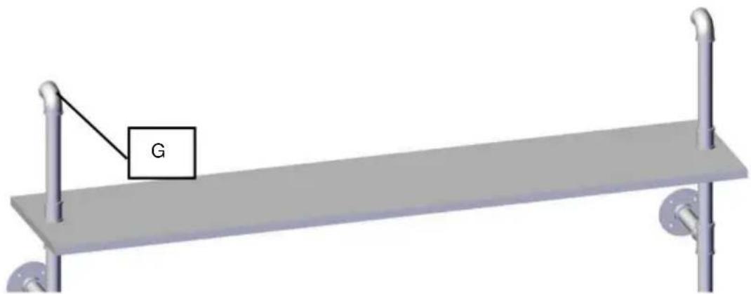 Vevor WPSR-XM012 - Rohrregale montieren - 11