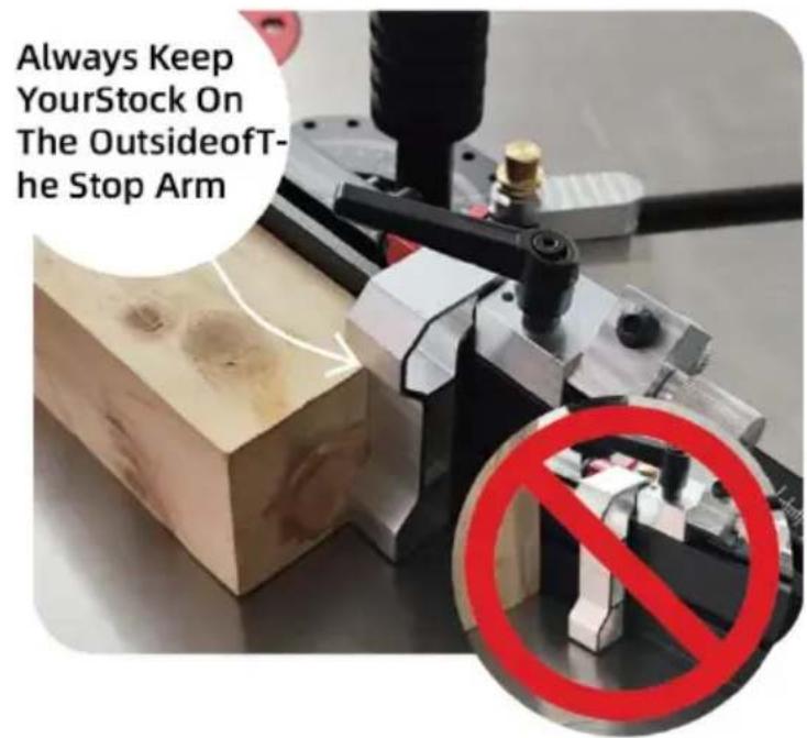 Vevor TN-1122A - Installatie van Flip Stop - 2