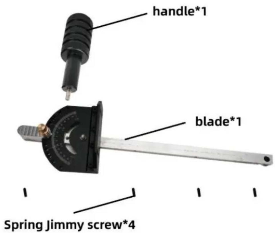 handle*1 blade*1 Spring Jimmy screw*4