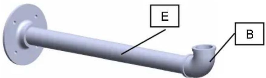 Vevor WPSR-XM016 - PIPE SHELVES ASSEMBLE - 2