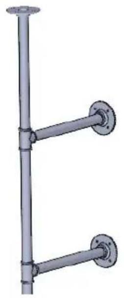 Vevor WPSR-XM016 - PIPE SHELVES ASSEMBLE - 5