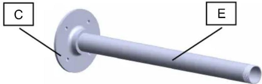 Vevor WPSR-XM016 - PIPE SHELVES ASSEMBLE - 1