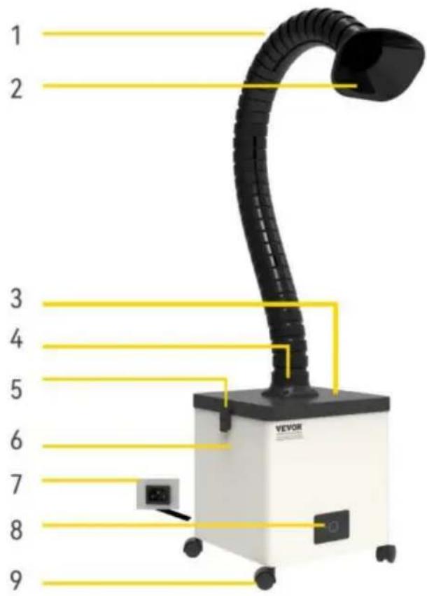 Vevor XF180 - ASPETTO STRUTTURA - 1