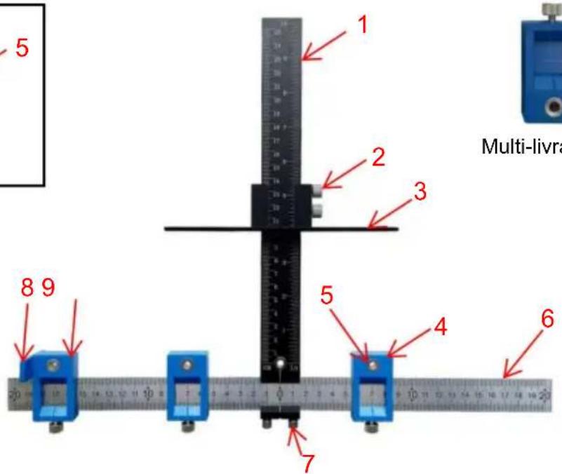 Vevor XRSS2304 - SCHÉMA DE STRUCTURE ET COMPOSANTS - 3