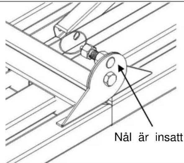 Vevor WBS-023 - Säkra båda sidostiften ordentligt och kan inte lätt dras ut. - 1