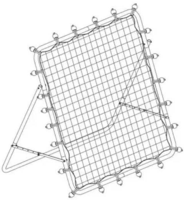 Vevor XH-04 - Fußball-Rebound-Netz - 1