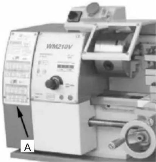 Vevor WM210V-L - Längsdrehen mit Auto.Fe ed - 1