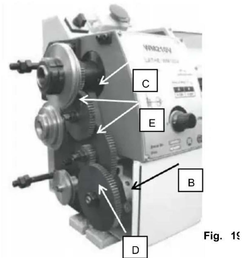 Vevor WM210V-L - ändern Getriebe Ersatz - 1