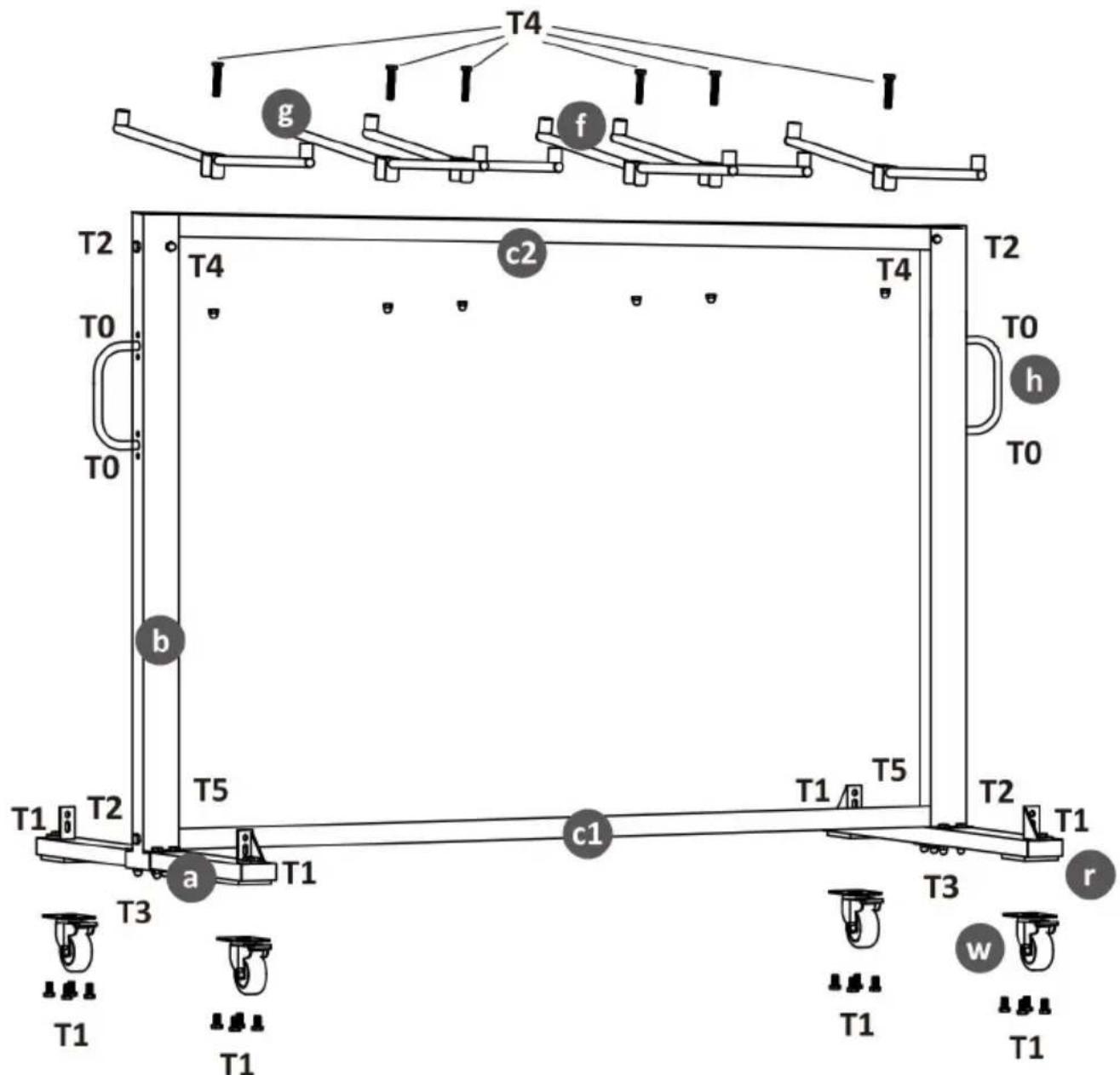 Vevor VV41 - Exploded Drawing - 1