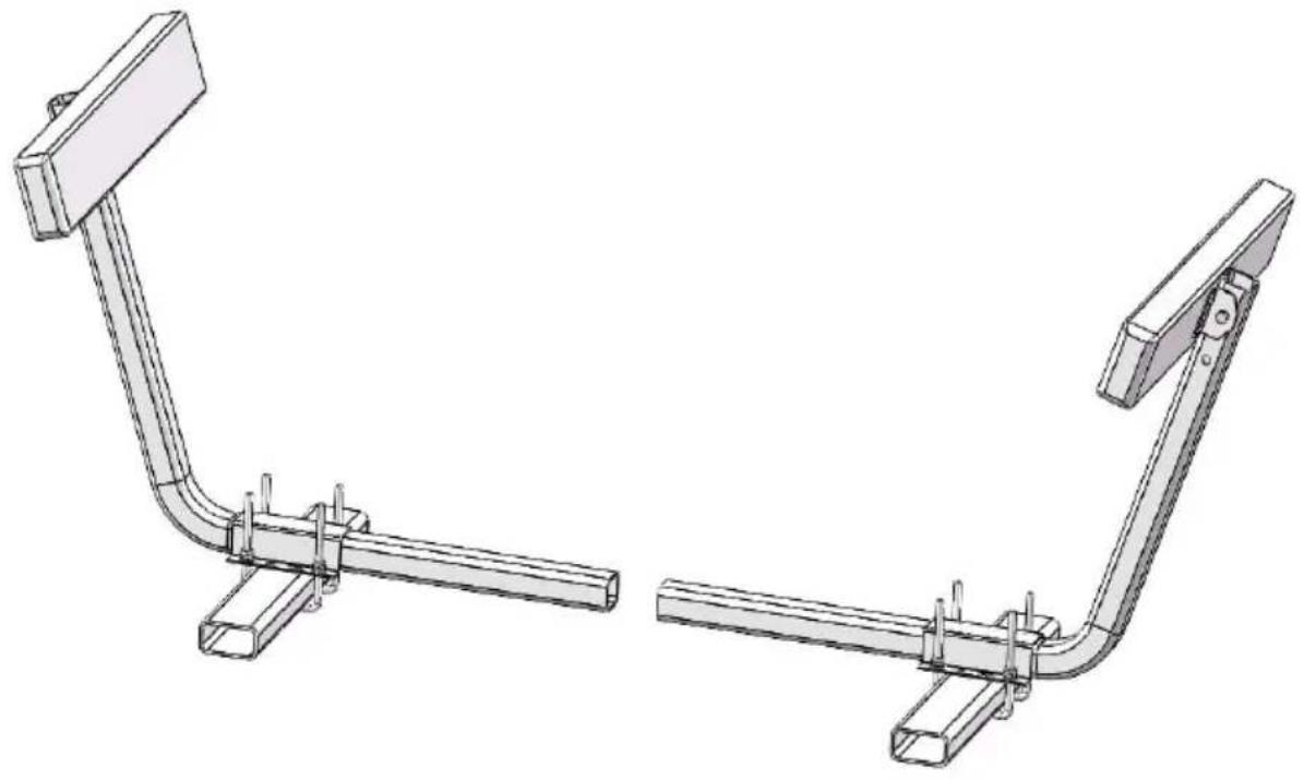 Vevor XSJ23-F07 - BOAT TRAILER GUIDES - 1
