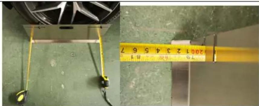 Vevor WBS-010 - Step 2: Extend tape measures - 1