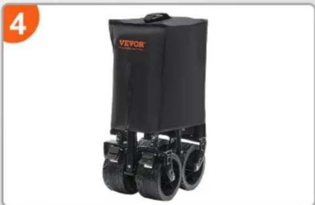 Vevor W25 - PORTABLE WAGON FOR OURDOOR USE - 3