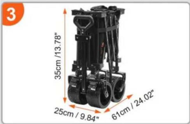 Vevor W25 - PORTABLE WAGON FOR OURDOOR USE - 4