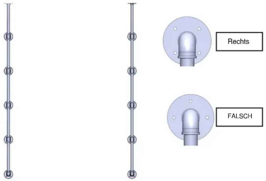 Vevor WPSR-XM017 - Rohrregale an der Wand befestigen - 1