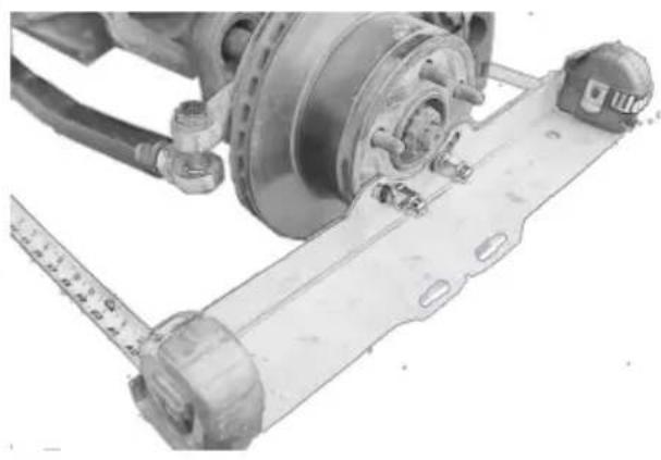 Vevor WBS-009 - Step 3: Extend tape measures - 1