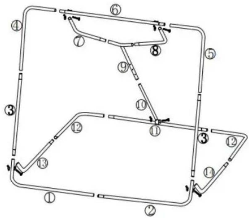Vevor XH-4X4.5FT - ASSEMBLY STEPS - 19