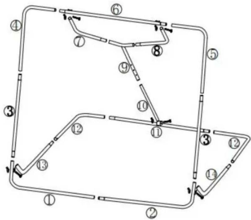 Vevor XH-4X4.5FT - ASSEMBLY STEPS - 19
